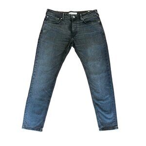 Pepe Jeans London Stanley Black High Rise Wiser Wash Taper Size 34